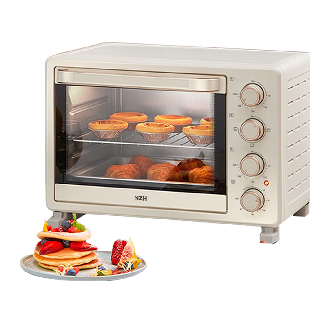 NZH Baking ovens, 6-in-1 Countertop Convection Oven, Toaster Oven, and Roaster Oven with Circulating 450-Degree Heat