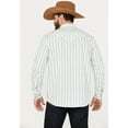 thumbnail image 4 of Moonshine Spirit Men's Elderflower Striped Long Sleeve Western Snap Shirt White, 4 of 4