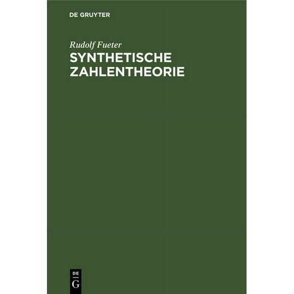 Synthetische Zahlentheorie (Hardcover)