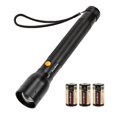 thumbnail image 1 of EverBrite Linterna táctica ultrabrillante 900 lúmenes Zoomable Enfoque ajustable 3 modos de luz Antorcha de aluminio resistente para suministros de huracanes Camping Incluye baterías alcalinas 3C, 1 of 7