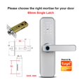 thumbnail image 2 of Eletronic Lock For Tuya X5 Security Smart Door Lock With Biometric Fingerprint&Smart Card&Password&Key&App Unlock, 2 of 7
