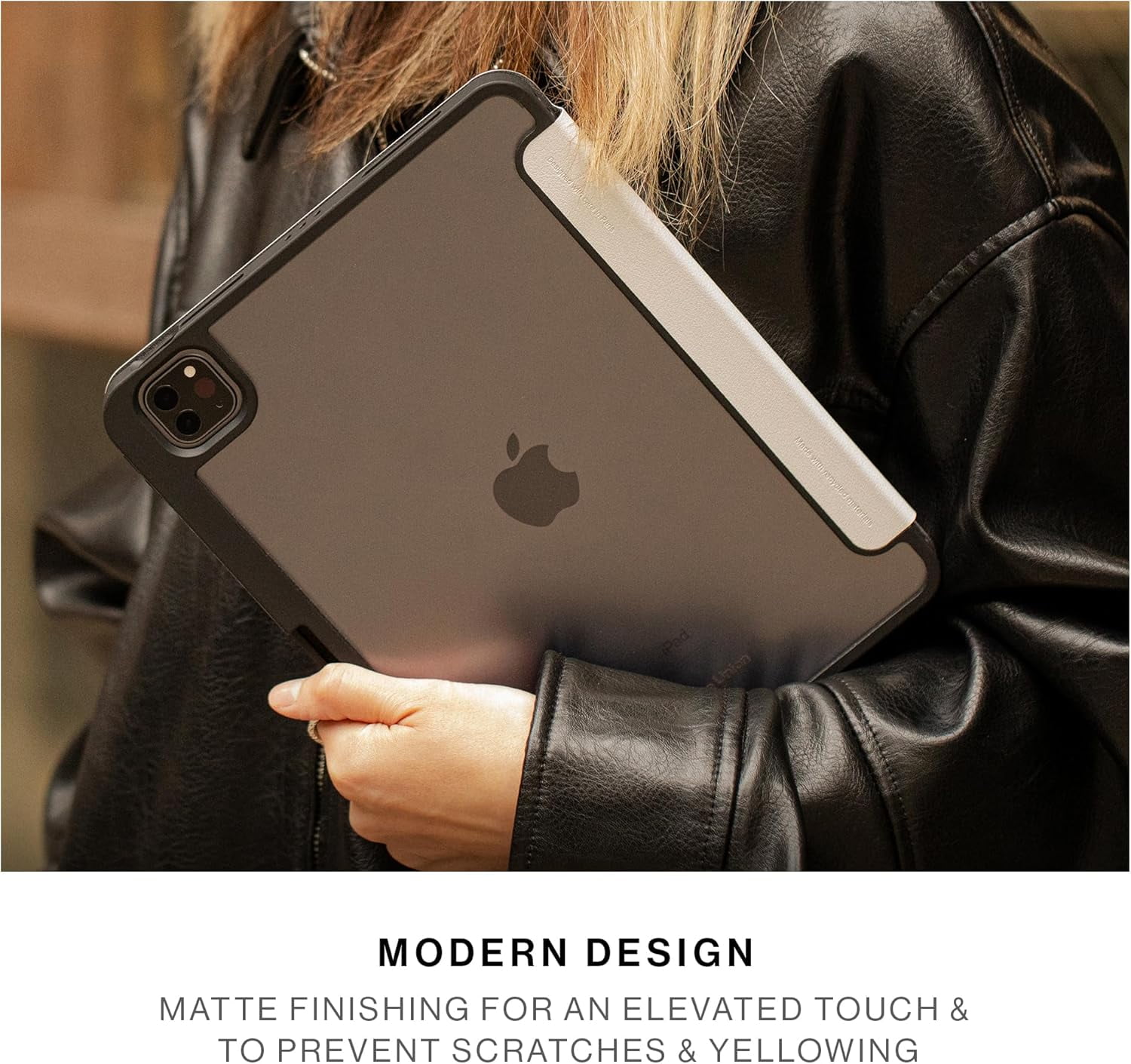 Native Union Active Case for iPad Pro 13" – 4-in-1 Stand Case with Apple Pencil Holder (Black)