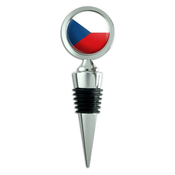 The Czech Republic National Country Flag Wine Bottle Stopper