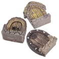 thumbnail image 5 of 3pcs Mini Door Fairy Garden Accessories Miniature Door Fairy Garden Tree Door, 5 of 10