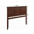 thumbnail image 7 of AFI Madison Queen Solid Wood Panel Headboard, Walnut, 7 of 7