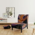 thumbnail image 2 of Designart "Crocus in Full Bloom II" Purple Crocus Upholstered Accent Chair - Traditional Arm Chair For Living Room, 2 of 7