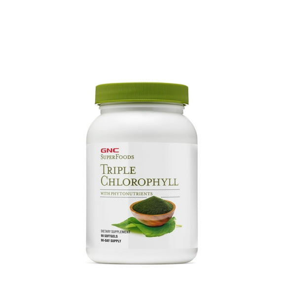 GNC Superfoods Triple Chlorophyll, 90 Softgels
