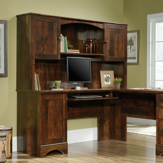 Desk Hutch Secretary Office Bookcase Storage Cabinet Computer