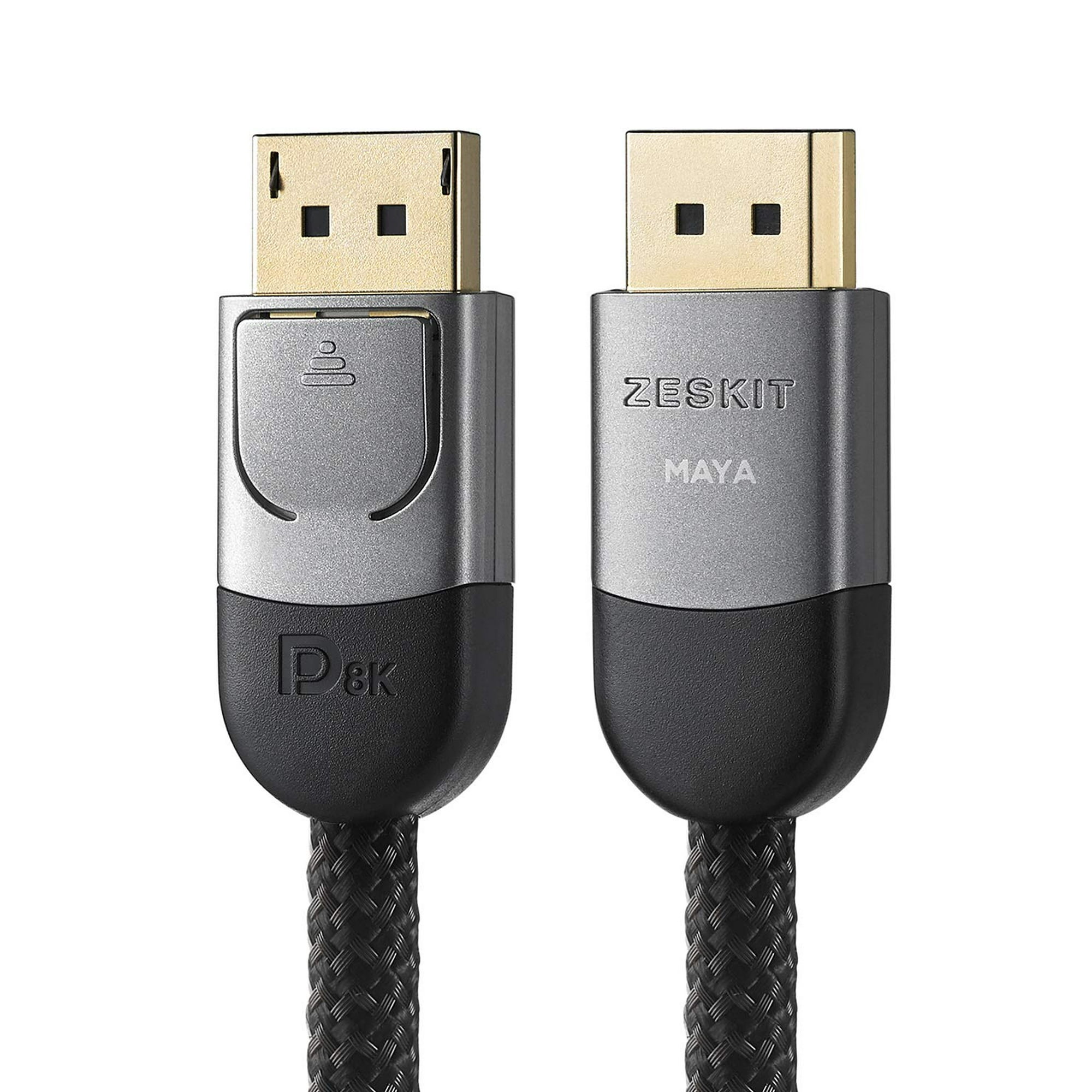 Iyefeng Maya Certified Dp 1 4 Cable 4k 1hz 8k 60hz 1440p 144hz 240hz Hdr 32 4gpbs Hbr3 10ft Braided Jacket Walmart Canada