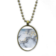 thumbnail image 1 of Encre Aquarelle Ombrage Collier Vintage Chaîne Perle Pendentif Bijoux Collection, 1 of 3