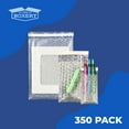 thumbnail image 3 of The Boxery 7x11.5" Clear Self-Sealing Bubble Out Bag Pouches -350 Pack- Bubble Cushion Wrap Bags for Packing, Storage, Moving, and Shipping fragile items, 3 of 6