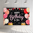 thumbnail image 7 of Happy Birthday Backdrop Banner Party Decorations Balloons Stars Gifts Celebration Background for Birthday Party Supplies Theme Photography Props, 7 of 7