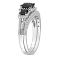 thumbnail image 3 of Everly Women's Diamond 10k White Gold Bridal Set, 3 of 8