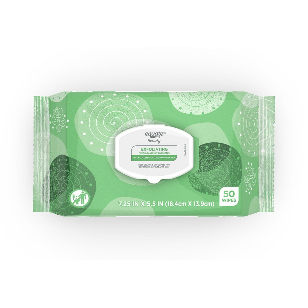 Equate Exfoliating 50ct Wipes