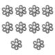 thumbnail image 3 of 10 botones de flores para vaqueros, hebillas para ajustar la cintura, simples y versátiles. Negro, 3 of 9