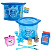 Just Play Blue's Clues & You! Musical Drum Set, Kids Toy Instruments, Drum, Tambourine, Washboard, Clackers, Shakers, Kids Toys for Ages 3 up