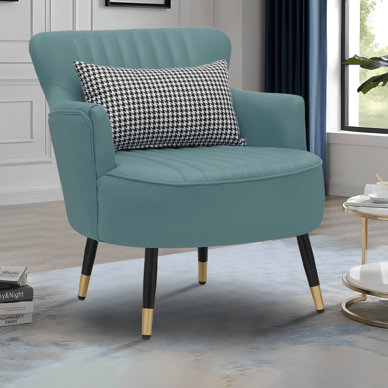 Magshion Accent Chair Modern Wingback Reading Arm Chair with