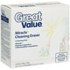 Great Value Miracle Cleaning Eraser Pads, 4 Count
