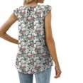 thumbnail image 4 of QUINDOS Womens Tank Tops Plus Size Exercise Blue Fashion Round Neck Sleeveless Blouse T-Shirt Solid Summer Tops Blouse Camisoles Womens Camisoles Plus Size, 4 of 6