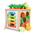 thumbnail image 1 of juguetes montessori,Cubo de actividades para bebés 6 en 1 de madera Montessori Toys,Juego de juguetes interactivos de madera Juguetes de aprendizaje para niños,Juegos Educativos Montessori, 1 of 9