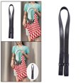 thumbnail image 1 of Langgg PU Leather Bag Strap Replacement 7'' Shoulder Handbag Handle Belt Black, 1 of 9