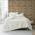 thumbnail image 3 of Madison Park Polyester Amara Carved Fur Comforter Set in Ivory Finish MP10-7687, 3 of 5