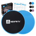 thumbnail image 1 of Exercise Core Sliders A AZURELIFE de doble cara para pisos de moqueta o madera, 1 of 5