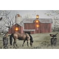 thumbnail image 3 of Three Star Horse And Barn Lightup Painting With Multicolor KL702, 3 of 3