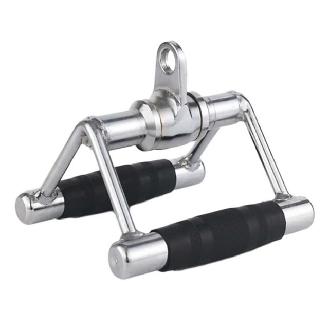 Almencla Double D Row Handle Antiskid for Cable Machine for Home Gym Fitness Exercise B