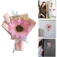 thumbnail image 2 of Style 3D Simulation Sunflower Dried Bouquet Refrigerator Sticker | Decoration | Home And Creative Ornament, 2 of 7