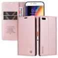 thumbnail image 1 of Funda para iPhone 6 Plus/6S Plus Estuche de Cuero PU Tipo Cartera con Ranuras para Tarjetas y Cierre Magnético, 1 of 5