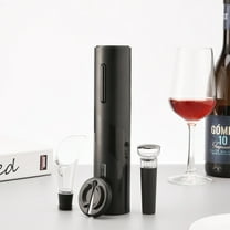 100Fens Electric Bottle Opener Set Black Intelligent Automatic Wine Bottle Opener