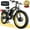 Black-Yellow, variant on 5000W (Peak) Electric-Bike for Adults, 60V 25AH Battery Electric Motorcycle, Dual-Motor-Ebike 50MPH Ebike, 26*4.0 Fat Tire Electric-Bicycle, AWD 21-Speed Mountain Bike for All-Road UL 2849