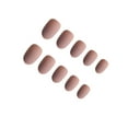 thumbnail image 3 of 24 Pieces Frosted Coffin False Nails DIY Artificial Exquisite Unique Personality Acrylic for Manicure Lovers Full Cover 5coffee, 3 of 4