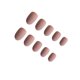 thumbnail image 1 of Jumpingount 24 piezas de uñas esmeriladas estilo francés DIY uñas acrílicas elegantes artificiales para amantes de la manicura cubierta Juegos de manicura 5café, 1 of 4