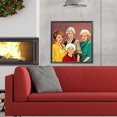 thumbnail image 2 of (B7337) Resina Con Diamantes Redondos Películas Y Series Golden Girl Llena Diamantes 40*40CM, 2 of 9