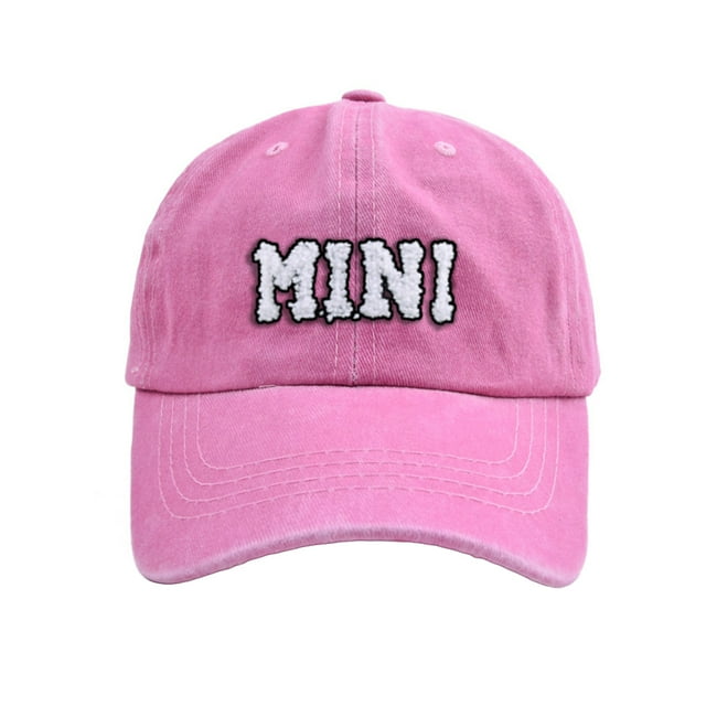 Faithtur Mother and Daughter Baseball Hat, Wide Brim Letters Adjustable Cap for Casual Daily