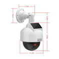 thumbnail image 2 of NIUBWJL Dummy Fake Camera Security Outdoor, Powered Simulated Surveillance Cameras With 1 Flashing Red LED, Fake Dome Camera For Home, 2 of 6