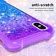 thumbnail image 3 of Funda para iPhone X/iPhone XS Transparente con Brillos Carcasa Protectora Antigolpes con Glitter Brillante, 3 of 5