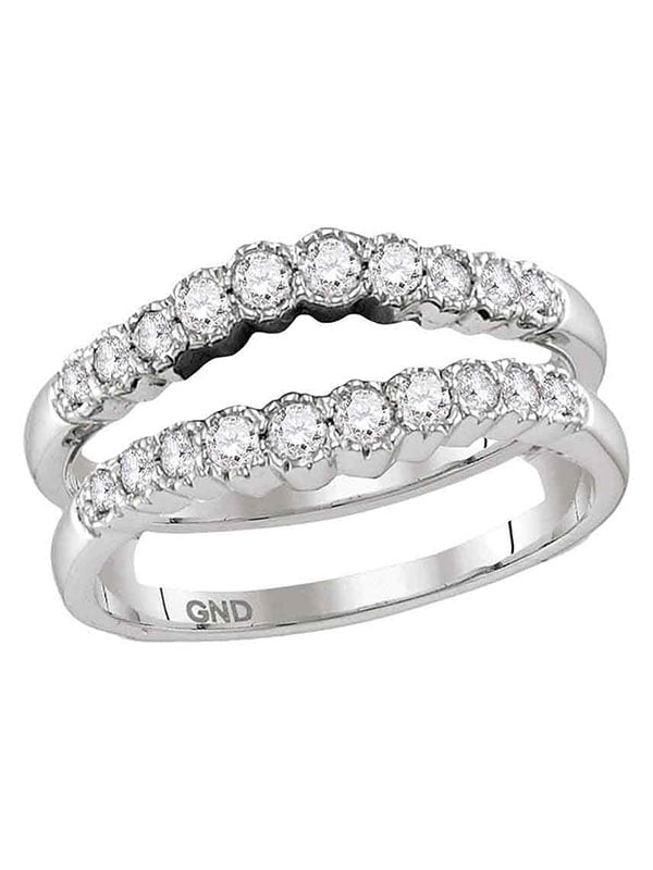 solitaire enhancer wedding band