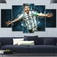 thumbnail image 1 of 5 Cuadros Decorativos Lionel Messi Celebración Argentina Artístico Canvas Listo Para Colgar 150x84cm Jungle Art Impresion Tela Arte, 1 of 7