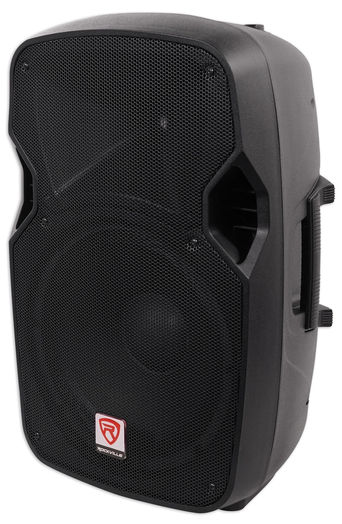 DJ Package w/ (2) 12" Speakers+Bluetooth Amplifier+Facade+Mics+Stands+Cables+Bag