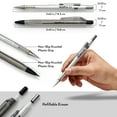 thumbnail image 6 of Nicpro 6 PCS Art Mechanical Pencils Set with Case, Drafting Pencil 0.3 & 0.5 & 0.7 & 0.9 mm and 2mm Lead Holder (4B 2B HB 2H) with Lead Refills Erasers Sharpener, 6 of 8