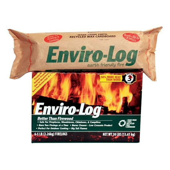 Enviro-Log 4500633 3.78 in. Fire Log&#44; 6 per Pack - Pack of 6