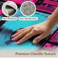 thumbnail image 6 of ODIKA 9'x12' Washable Area Rug Personalized Album Cover Retro Cassette Vinyl Kpop Movie Theater for Master Suite, California King, Under Bed, Non-Shedding, Easy Care, 6 of 7