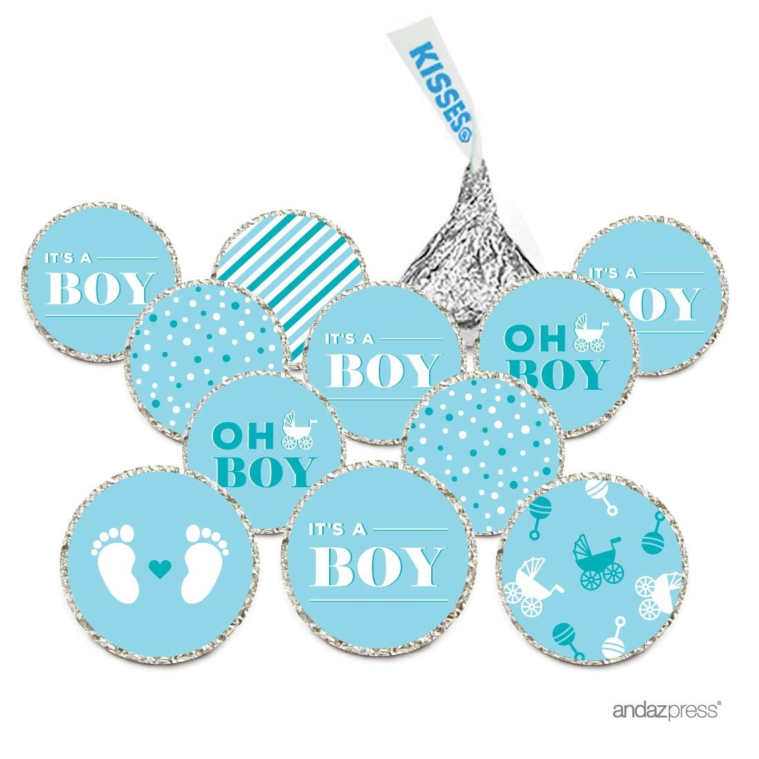 baby boy hershey kisses