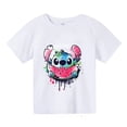 thumbnail image 2 of 2024 Camiseta Kawaii Lilo Stitch para mujer, divertida camiseta de dibujos animados para mujer, camiseta de manga corta de Stitch para niña, ropa de calle para niña, camisetas de verano para bebé niño, 2 of 5