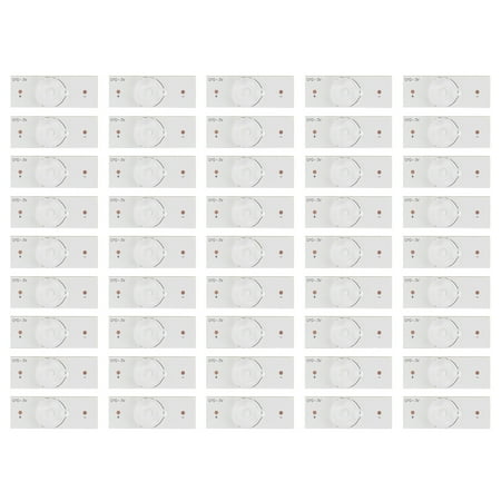 

50Pcs 3V SMD LED Lens Fiberglass Board Lamp Beads for 32-65 inch LED TV Repairing