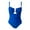 Blue, variant on QHFBli Womens One Piece Swimsuit for Women Tummy Control Ruched Bathing Suit Cutout U Wire Swim Suits