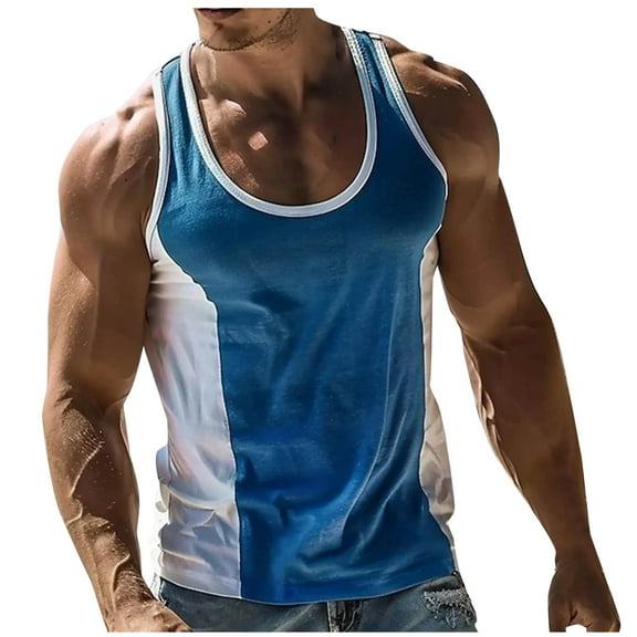 Gym Tank Tops For Men Qiggri Men's Gym Workout Tank Tops - Soft Lightweight Sleeveless Muscle Shirts for Beach & Athletic Wear Muscle Tank Tops For Men